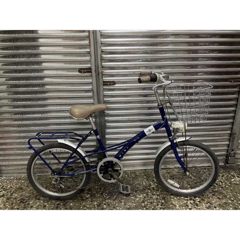 【台北二手腳踏車買賣】 MIni Cooper 復古休閒自行車 小徑車 20吋6段變速