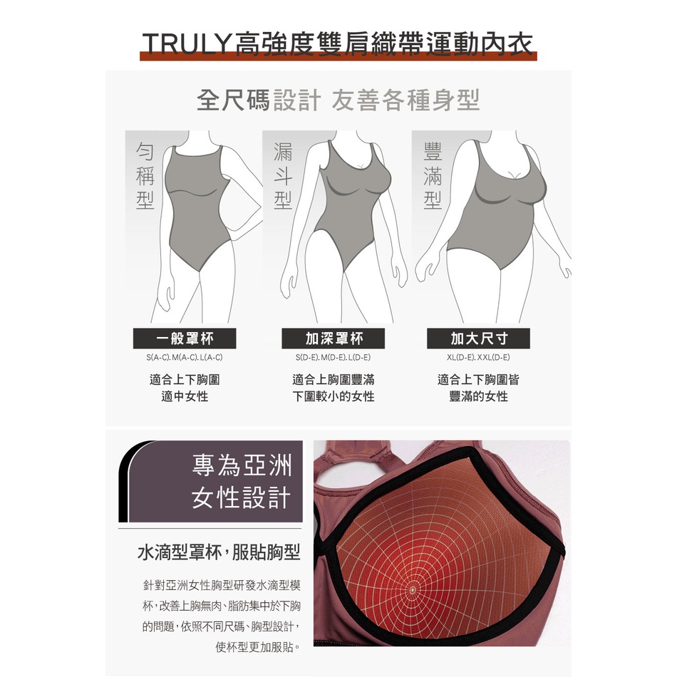 Mollifix 瑪莉菲絲truly 高強度雙肩織帶運動內衣 多色 小禎聯名設計瑜珈內衣瑜珈上衣bra Top 蝦皮購物