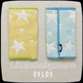 LittleBabyStore-OVLOV日本製原裝六層紗口水巾揹巾用口水巾安全帶口水巾