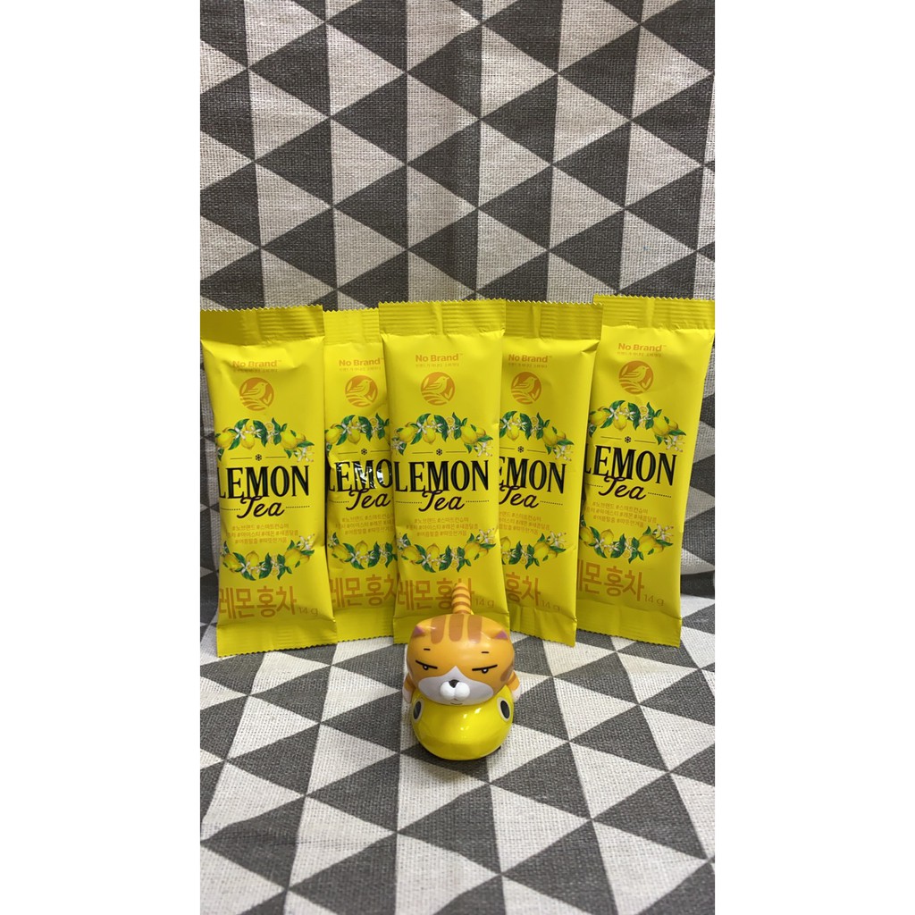 好厝邊 韓國no Brand Peach Tea 即溶茶熱飲冷飲水蜜桃茶 檸檬紅茶單包入 14g 蝦皮購物