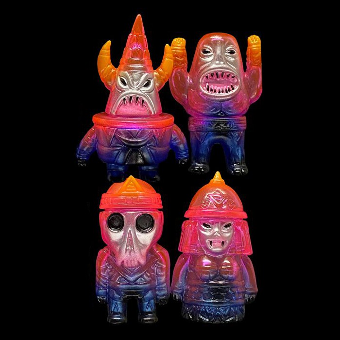 【撒旦玩具 SatanToys】預購 Martin Ontiveros 外星生命體 外星怪物 透橘粉配色 迷你軟膠公仔
