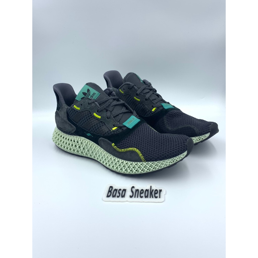 【Basa Sneaker】ADIDAS ZX4000 4D BD7865 男鞋 限量 黑色 4D列印