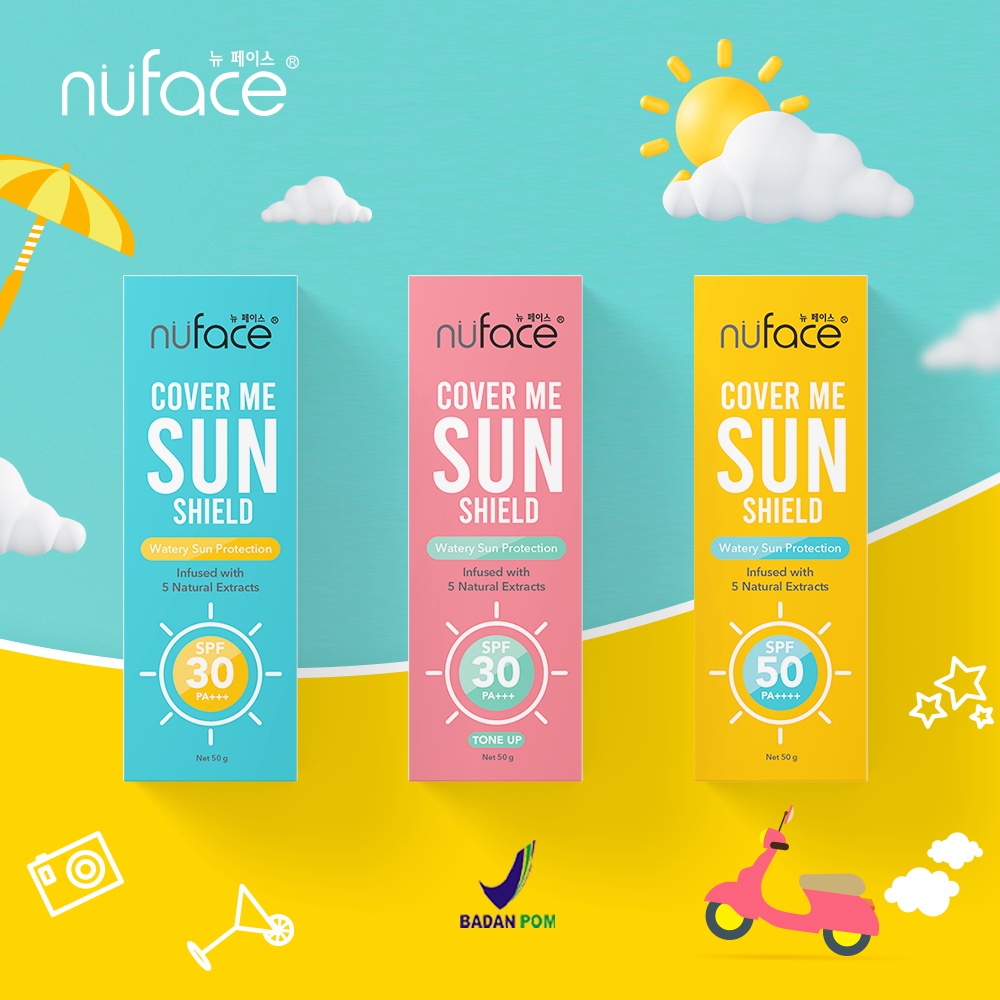 Nuface 防曬霜 Nuface Cover Me 防曬霜 SPF 50 PA SPF 30 PA