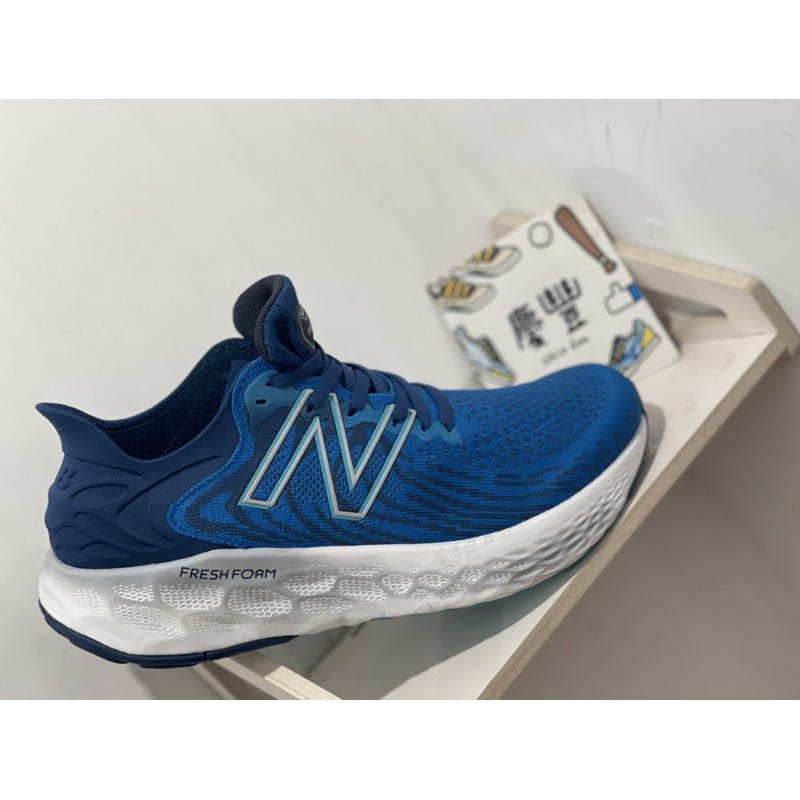 大罐體育👟New balance F resh Foam 1080v11 慢跑鞋 藍色 男 M1080S11