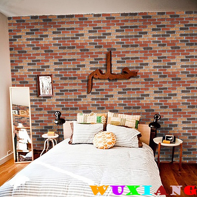 五象設計 磚紋牆貼008 DIY壁貼 混色磚牆壁裝飾貼紙 房間裝飾 環保裝飾壁紙貼