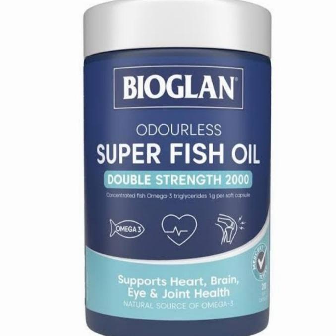 Bioglan 無味的超級魚油歐米茄 3 2000mg 200 粒