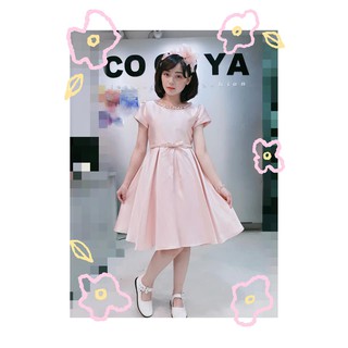 COCOYA童裝禮服專家（現貨 適8-16歲中童/大童款禮服】中童禮服 大童禮服 音樂會禮服 緞面禮服 有袖禮服