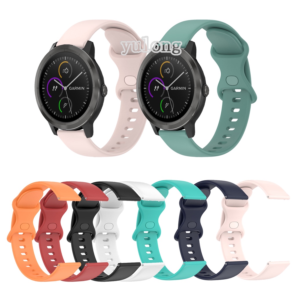 Garmin Vivoactive 3 Music element forerunner245 245M 645矽膠錶帶