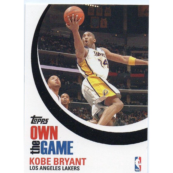 NBA 球員卡 Kobe Bryant 2007-08 Topps Own the Game