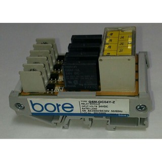 🌞二手現貨保固 BORE G6M-OC04Y-Z繼電器模組 + OMRON歐姆龍G6M-1A-DC24V*4功率繼電器