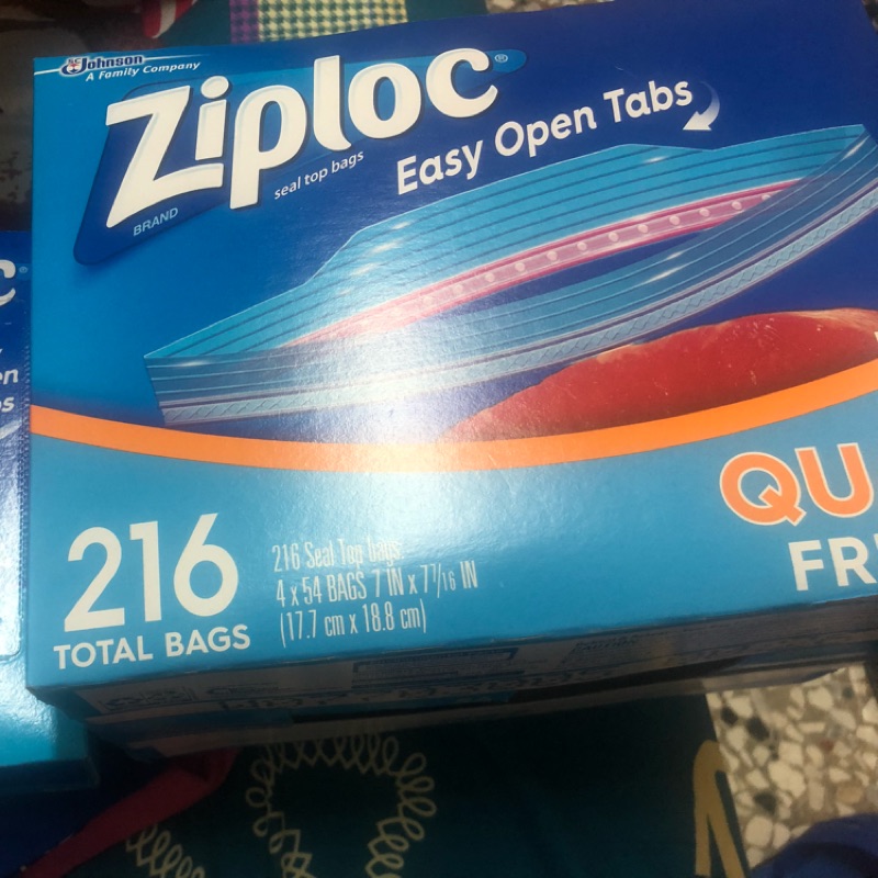 分售 好市多代購 Ziploc 雙層夾鏈冷凍保鮮袋 54入/1盒 保鮮袋 夾鏈袋 冷凍保鮮袋 冷凍保鮮雙層夾鏈袋