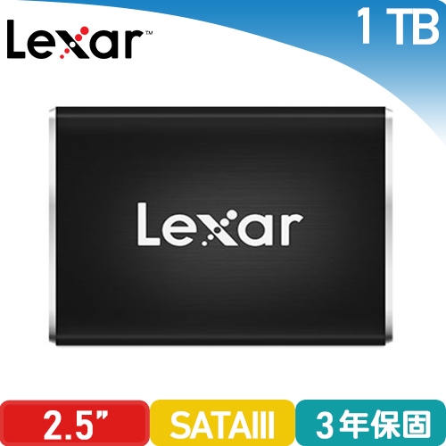 Lexar Professional SL100 Pro 1TB 黑色 2.5吋固態硬碟