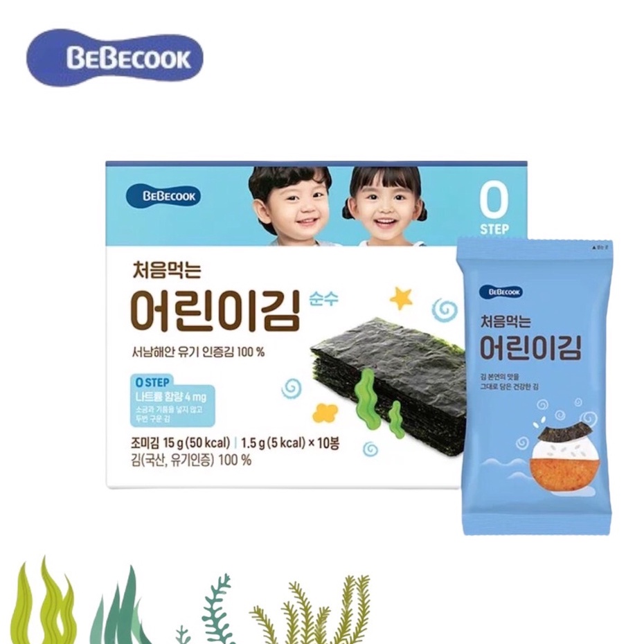 韓國 BEBECOOK 寶膳 嬰幼兒 海苔