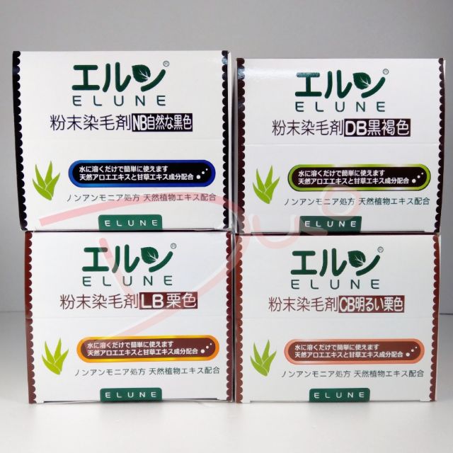多多小鋪 伊露恩粉末染毛劑染髮粉染髮霜 添加蘆薈髮絲更柔軟 ４色可選 蝦皮購物