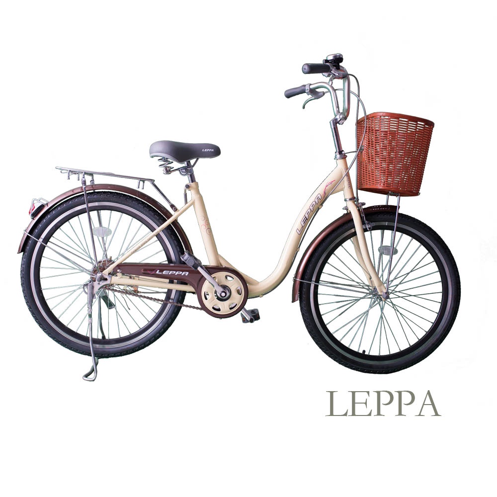 LEPPA 24吋單速低跨淑女車 -低跨高碳鋼淑女車架