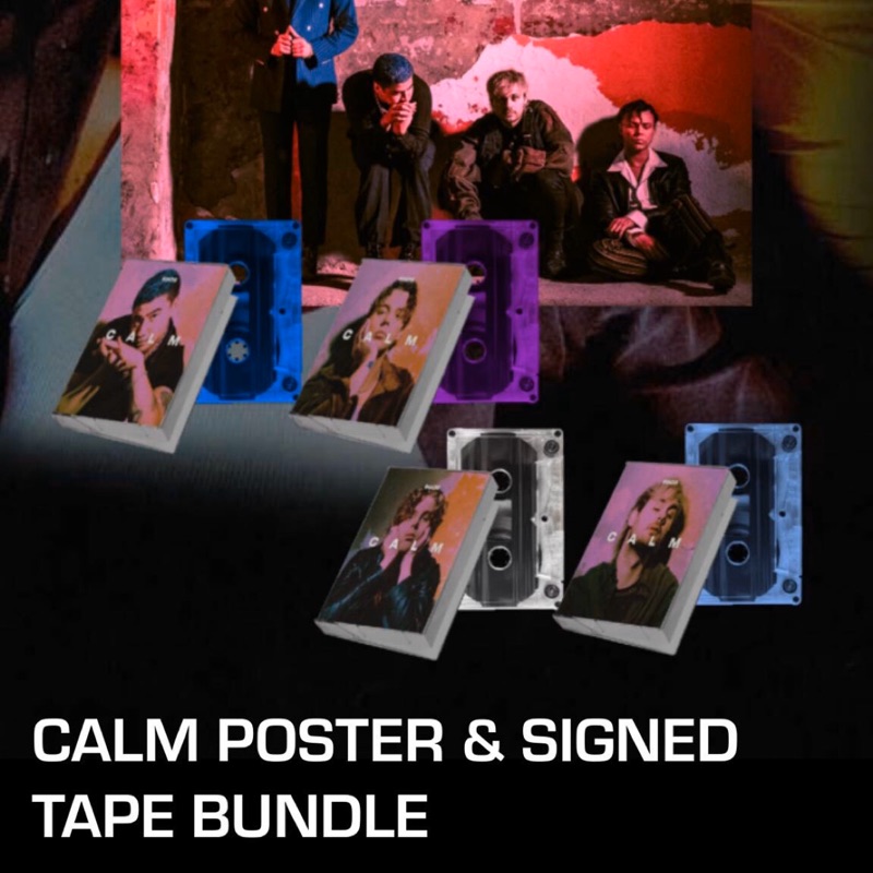 5SOS簽名卡帶 新專輯CALM 個人封面