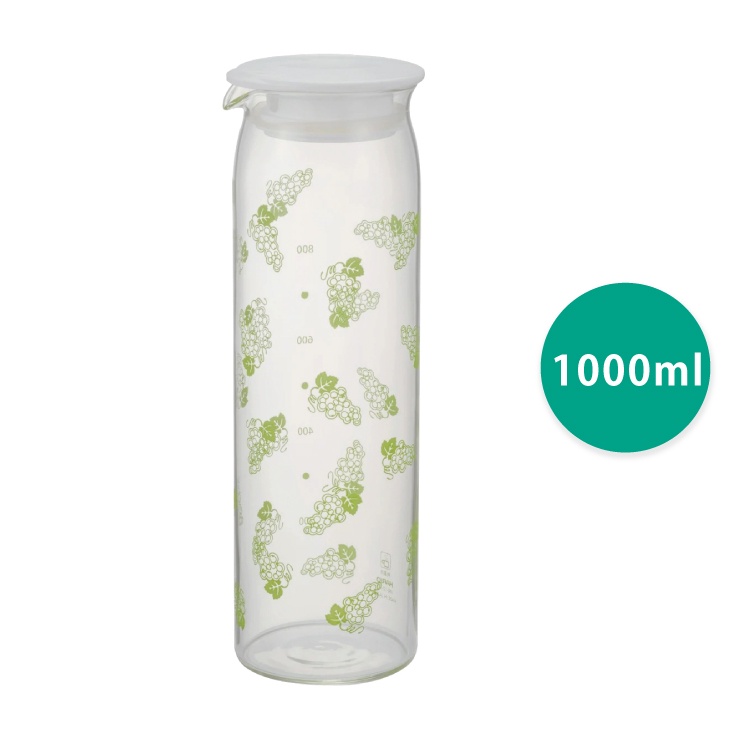 HARIO  萬用冷水壺1000ml／綠葡萄／FPR-10-MS