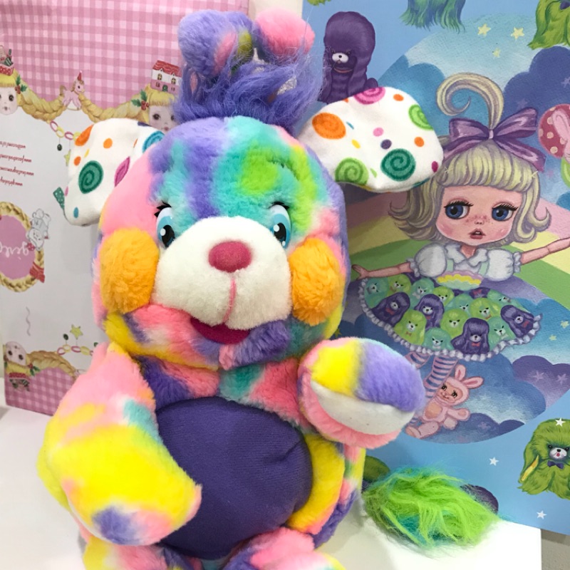 1980s vintage Baby Popples Plush 玩偶 古董玩具 絕版 寶寶熊 Care Bears