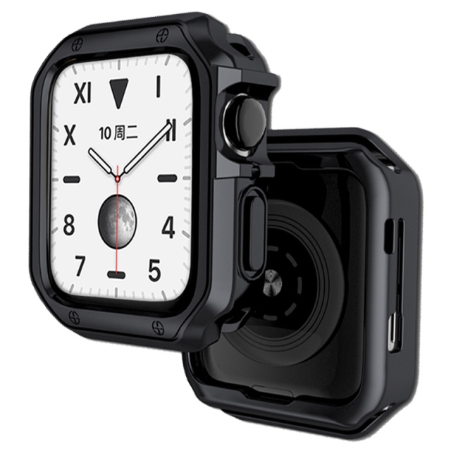 蘋果手錶 電鍍保護殼 機械風 apple watch 40mm 42mm 44mm 38mm 防摔殼 手錶軟殼 手錶框