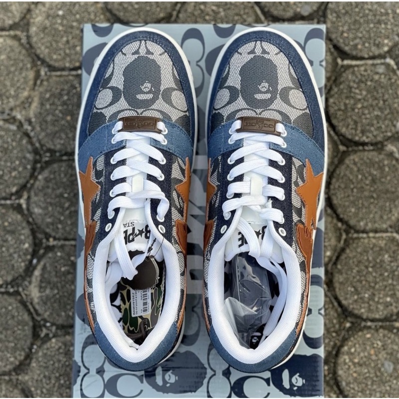 全新 現貨   BAPE X COACH BAPE STA   US9.5  US10  US12