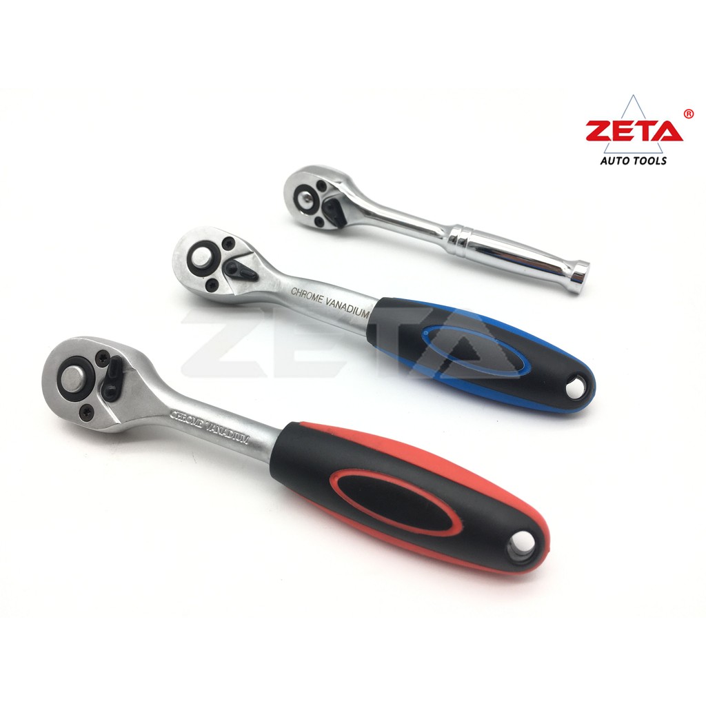 免運費【ZETA 汽車工具】72T 高扭力棘輪扳手 1/4" 128mm 2分 棘輪板手 棘輪扳手 72齒