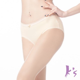 【K's凱恩絲】親膚超薄三角專利有氧蠶絲內褲-膚色