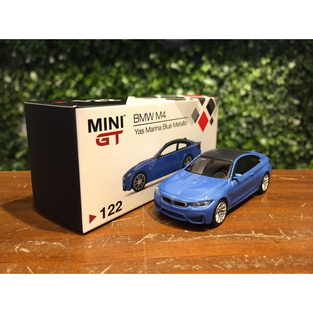 1/64 Mini GT BMW M4 (F82) Yas Marina Blue MGT00122【MGM】