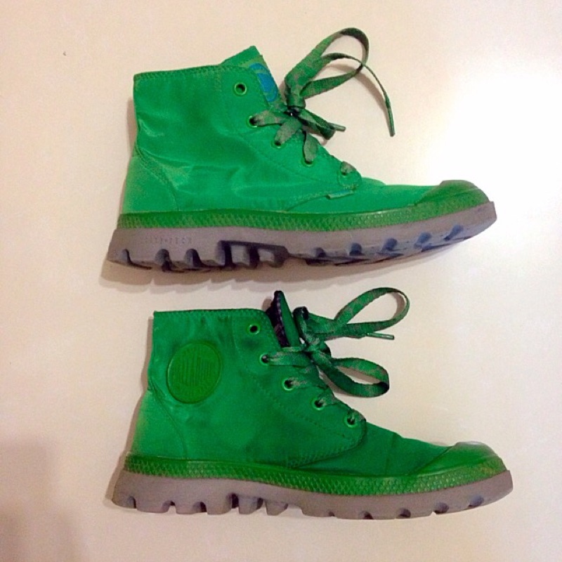 Palladium 防水鞋靴 適（保留）合23號腳（36號）原23.5（37號）夏日 綠色 森林系
