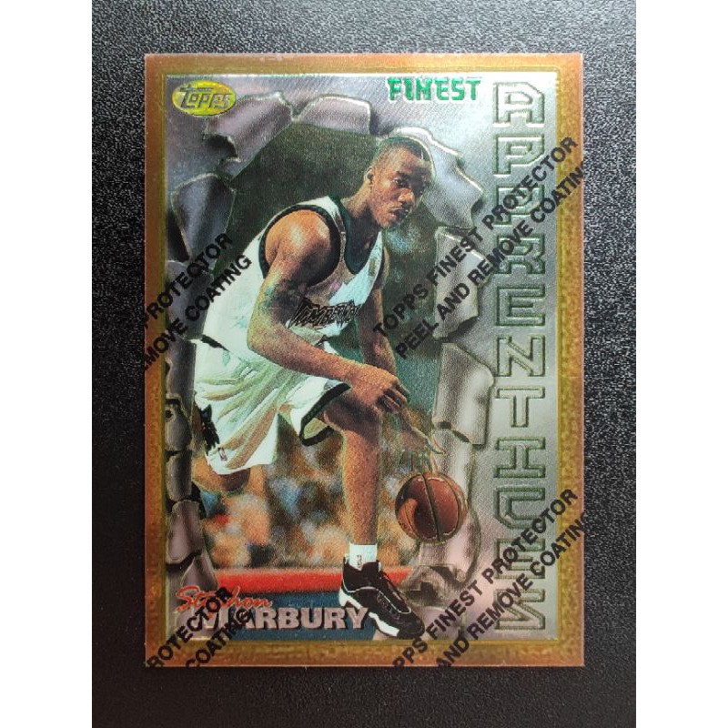 1996-97 Topps Finest Stephon Marbury RC W/Coating Rookie #62