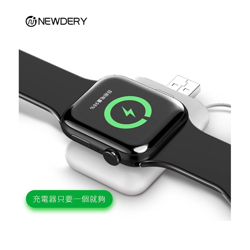 ✨無線充電器+行動電源✨ Apple Watch 1 2 3 4 5 S6 1000mAh 迷你小巧超便攜