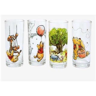 預購👍正版空運👍美國迪士尼 Winnie the Pooh 小熊維尼 玻璃杯 水杯【美國代購嗨心購】