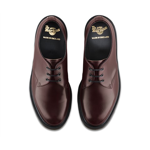 【現貨】英製 Dr Martens MIE 1461 Shoe Merlot 馬汀 酒紅色 正裝皮鞋