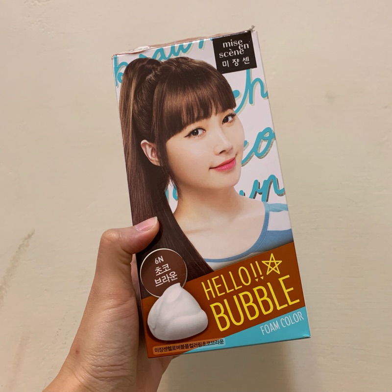 韓國美強生 泡泡染6n（巧克力棕）