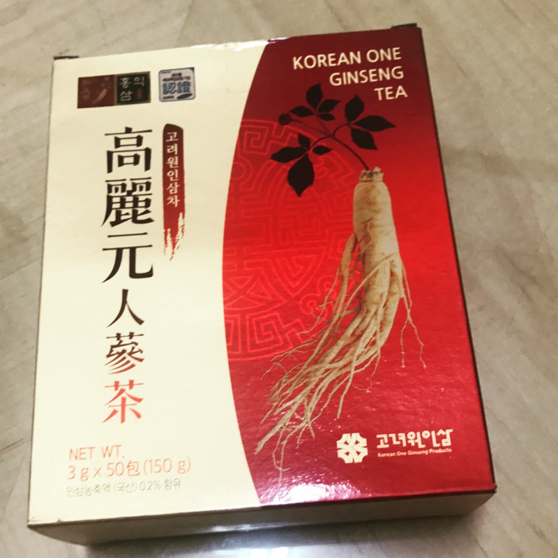 高麗元人蔘茶3g單售