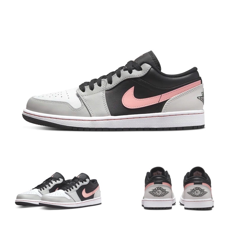 Quality Sneakers - Jordan 1 Low 灰黑粉 AJ1 喬丹 1代 男鞋 553558-062