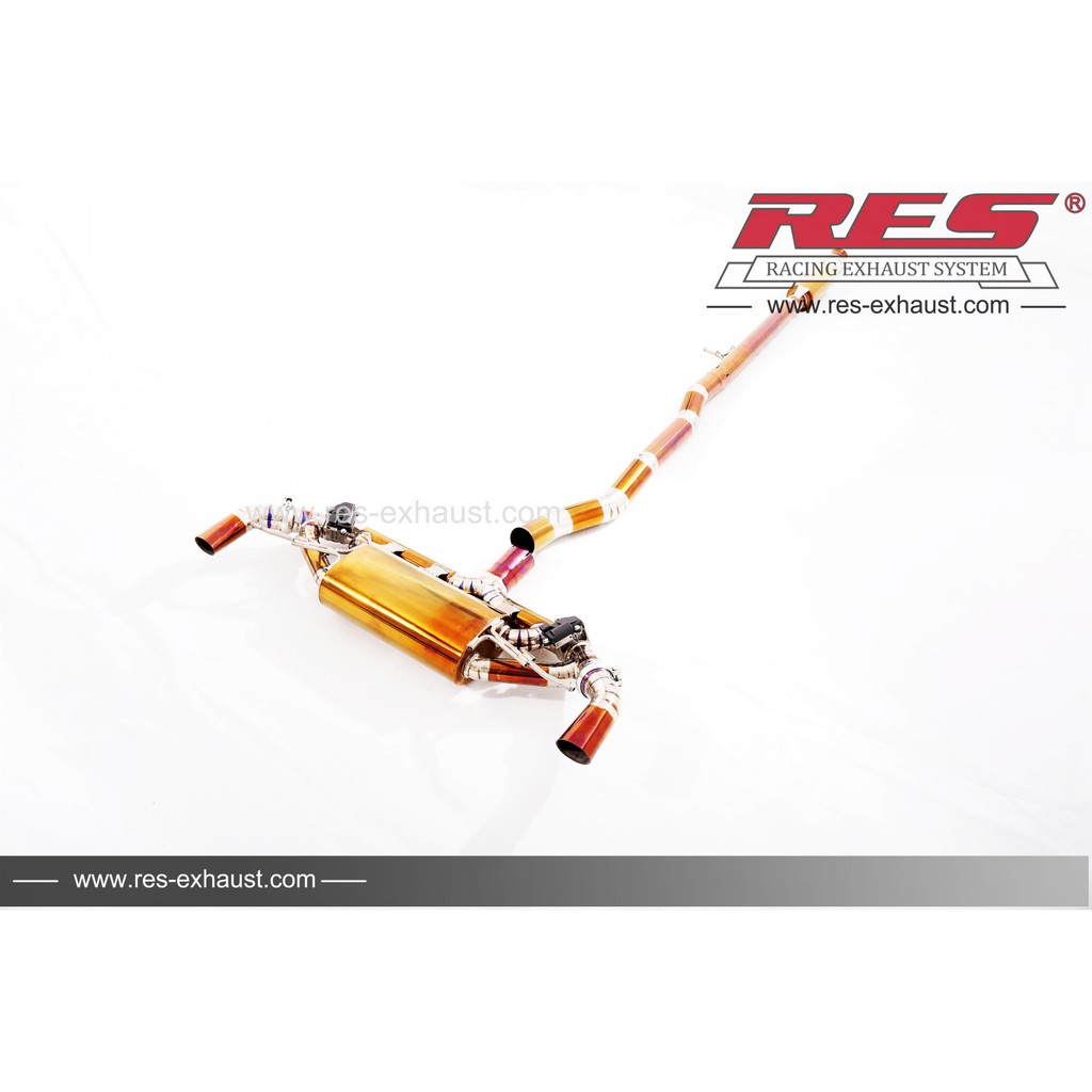 RES排氣管 MERCEDES-BENZ AMG W176 A45 不鏽鋼/鈦合金 前段 當派 中尾段