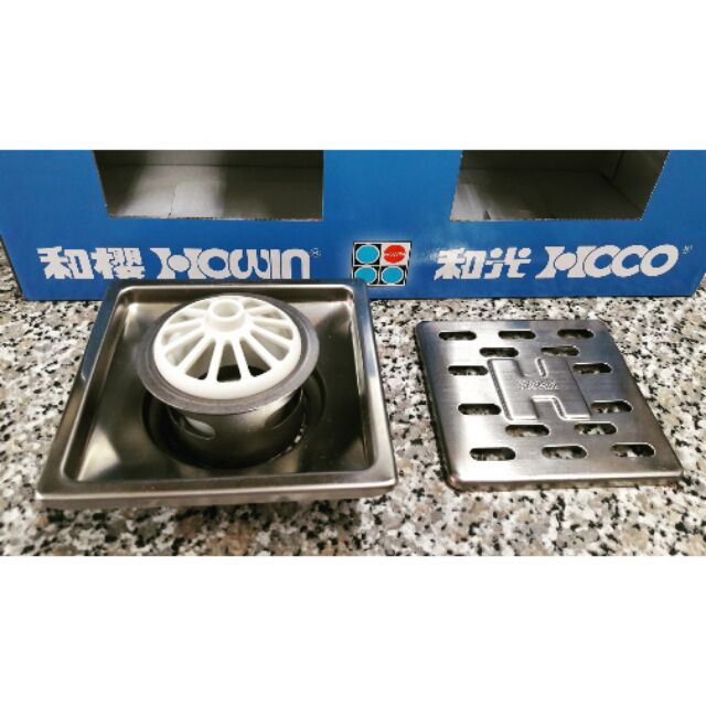 Hw 1010b 橢圓孔地板落水頭 含st不繡鋼水門 10 10 排水孔2 蝦皮購物