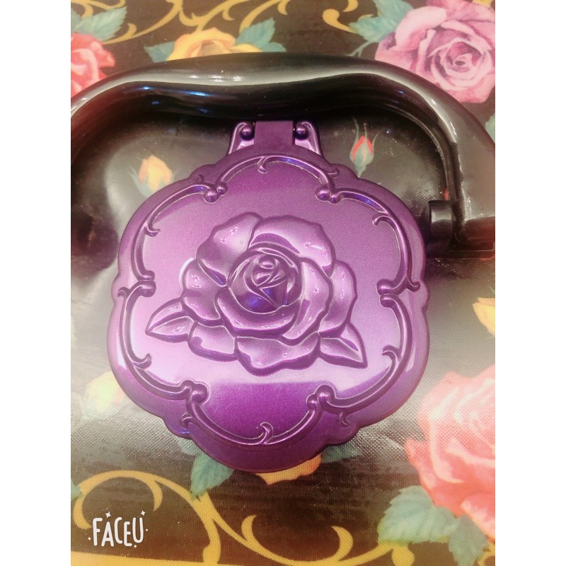 ANNA SUI薔薇圓鏡（紫色）