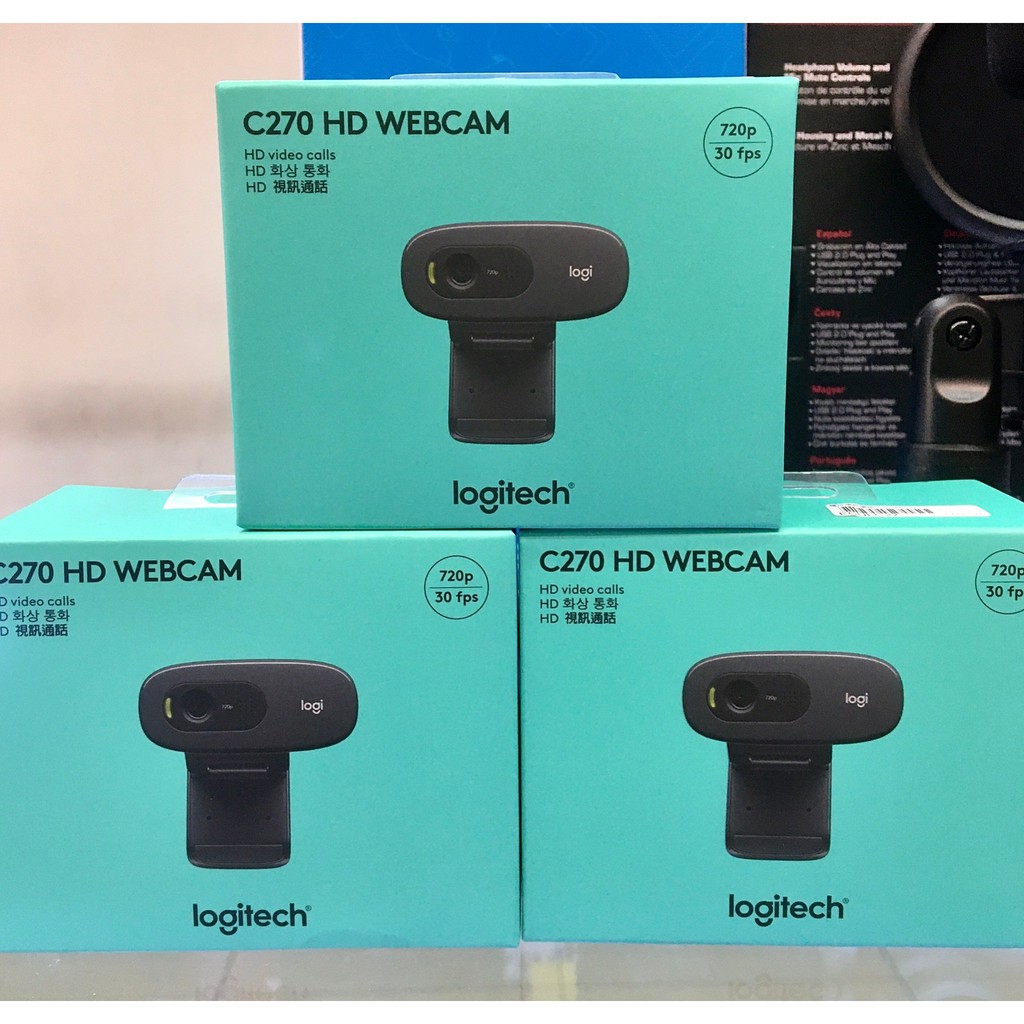 《Logitech》羅技 C270 網路視訊攝影機 HD 降噪麥克風 視訊通話 會議視訊 720p/30fps 公司貨