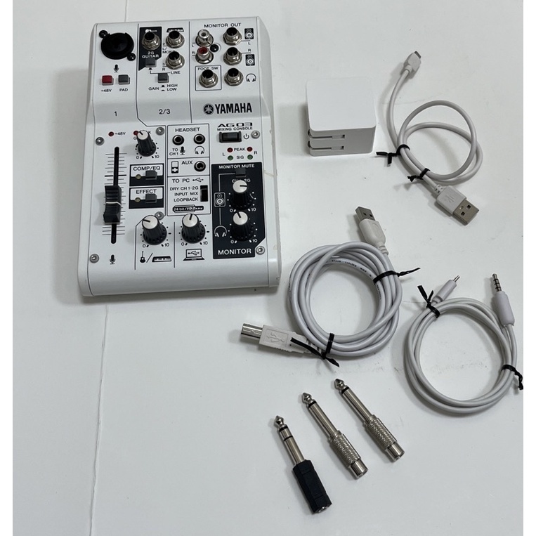 網路直播/錄音專用 (YAMAHA 山葉)AG03 混音器 USB介面 直播 器材