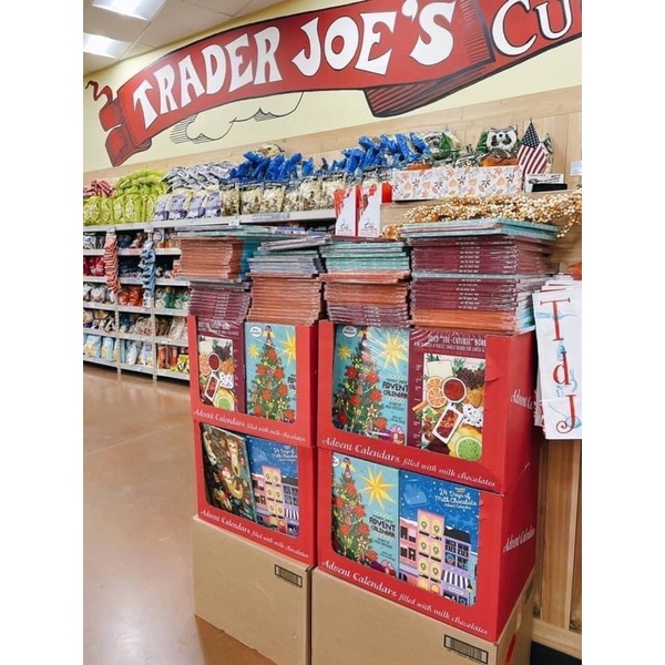 美國🇺🇸2021限定限量Trader Joe’s聖誕節牛奶巧克力倒數月曆雙11下單12月開始快樂倒數✍🏻