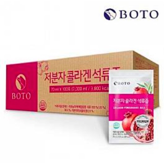 韓國 Boto 紅石榴汁/膠原蛋白石榴汁/水梨汁【美日多多】超商限購40包