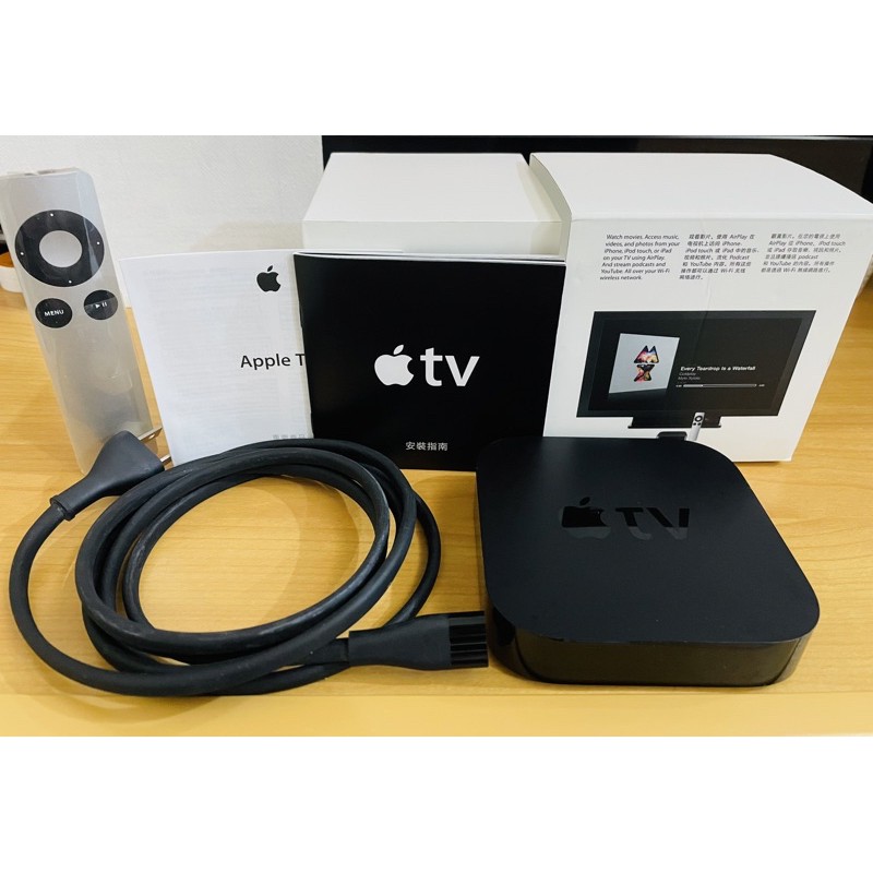 現貨 二手8成新 apple tv 3 (盒裝) A1469 正版(蘋果店購買)