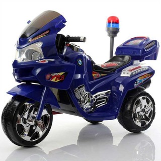 TECHONE MOTO13 PLOICE兒童模擬警車電動摩托車/炫彩發光車輪/獨立音響系統 雙驅動童車