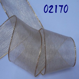 金蔥塑型鐵絲緞帶(02170-06/02170-07/02170-12/02170-16)