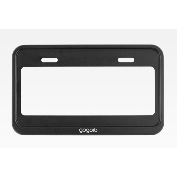 萬鈞國際 GOGORO2 原廠  造型牌照框 (黑)
