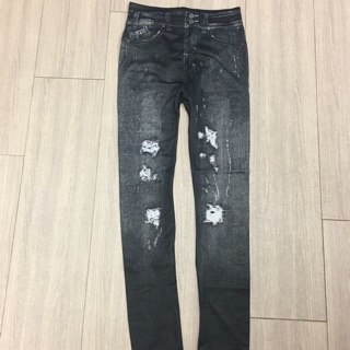 假牛仔褲（伸縮腰圍）