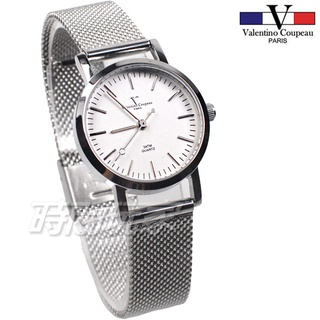 valentino coupeau 范倫鐵諾 V61576M白小 英倫 愛情 不鏽鋼 白色 米蘭帶 防水錶 女錶