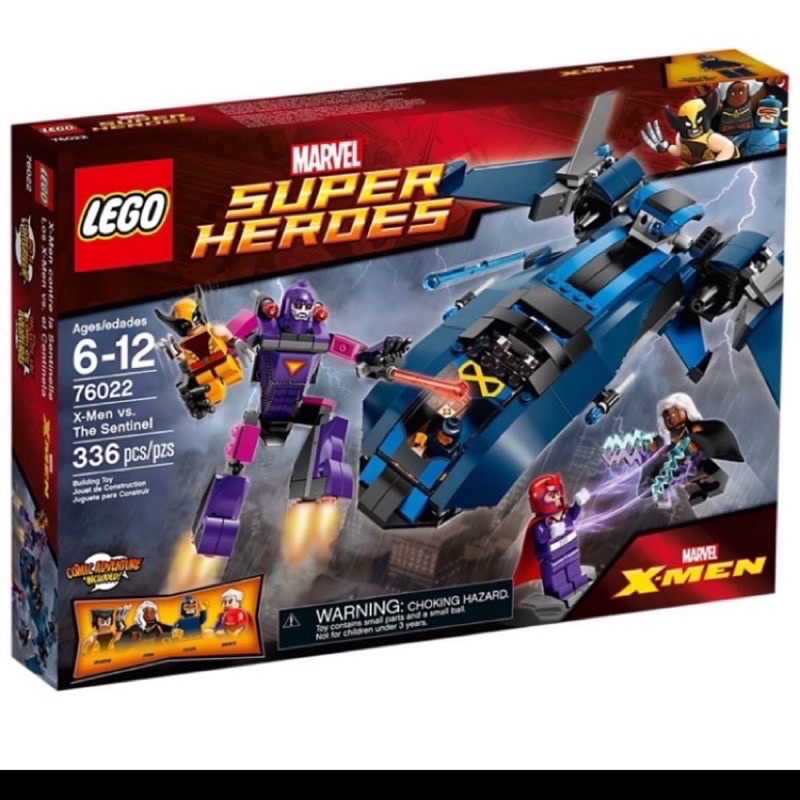 「現貨」 LEGO 樂高 76022 超級英雄 X戰警迎戰哨兵 X-Men vs The Sentinel 金鋼狼 漫威