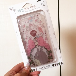 透明Totoro龍貓花圈iPhone 6/6s手機全包軟殼